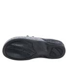 Dr. Feet Damenhausschuhe grau/schwarz mit Blume 36 - 113192500001 - 2 - 140px