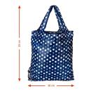 faltbare Einkaufstasche blau mit Punkten - 113398900000 - 2 - 140px