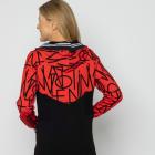 VANESSA STYLE Damen-Kapuzenjacke schwarz/rot 48/50 (4) - 113685800004 - 2 - 140px