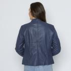 OTTO KERN Damen-Lederjacke jeansblau 40 - 113706100002 - 2 - 140px
