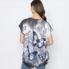 FASHION NEWS Damen-Shirt Butterfly grau M/L - 38-42 - 113979100001 - 2 - 140px
