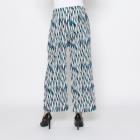 FASHION NEWS Damen-Hose Blätter türkis/multicolor M/L - 38/40 - 114019700001 - 2 - 140px