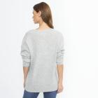 100% KASCHMIR Pullover hellgrau melange 50/52 - 114109900005 - 2 - 140px