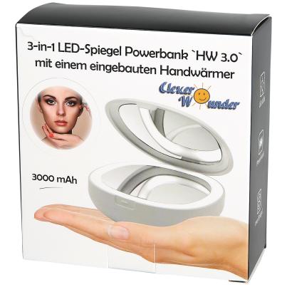 Clever Wounder Powerbank m. Spiegel