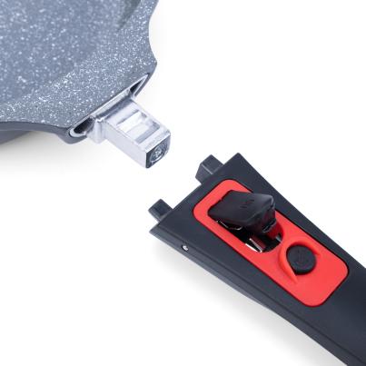 KING® Click-Grip-Alugusspfanne Ø28cm rot