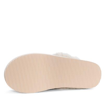 NORWAY ORIGINALS Damenhausschuhe beige Karo