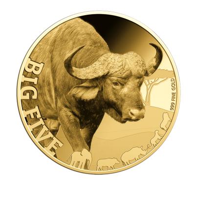 5er Set Goldmünzen "Africa Wildlife", je 1/200 oz.