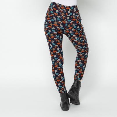 FASHION NEWS Thermo-Fleece-Leggings marine/multi