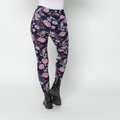 FASHION NEWS Thermo-Fleece-Leggings marine/multi