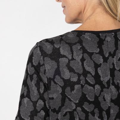 VANESSA STYLE Damen-Shirt schwarz/grau