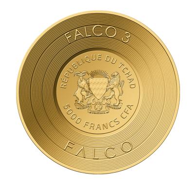 Goldmünze "40 Jahre Rock me Amadeus"