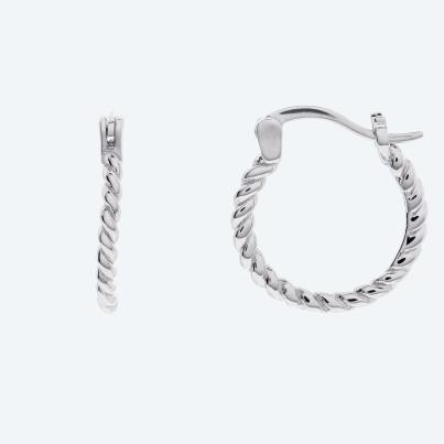 SET: 2 x Creolen 925 Sterling Silber