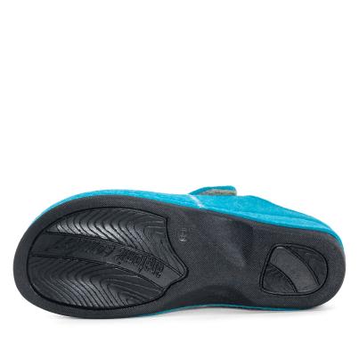 Dr. Feet Damenhausschuhe türkis