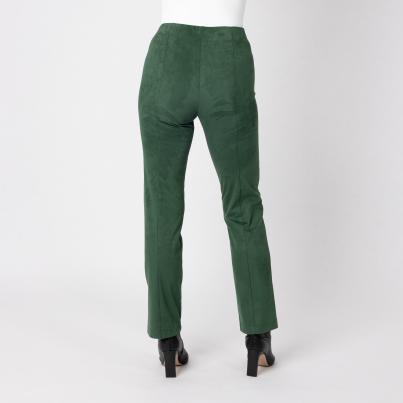 Perfectly JU Hose 'Leni' Regular dunkelgrün