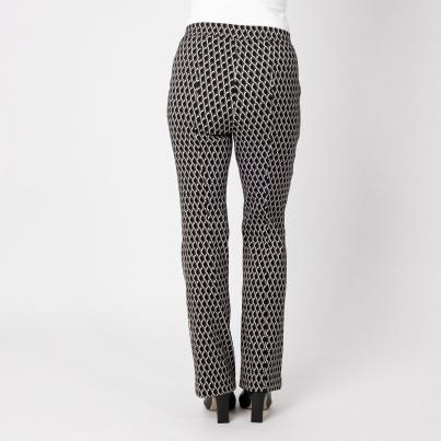 Perfectly JU Hose 'Mira' Regular schwarz/grau/ecru