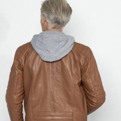 OTTO KERN Herren-Lederjacke 'Barney' cognac