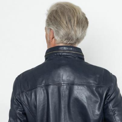 OTTO KERN Herren-Lederjacke 'Tony' marine