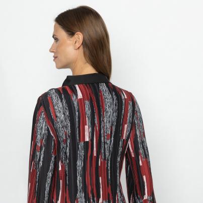 TRENDS by J. Leibfried Plissee-Bluse multicolor