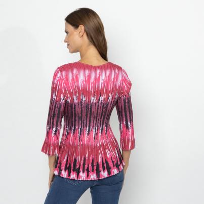 TRENDS by J. Leibfried Plissee-Shirt multicolor