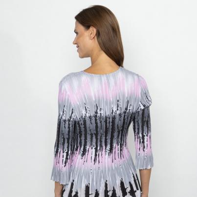 TRENDS by J. Leibfried Plissee-Shirt multicolor