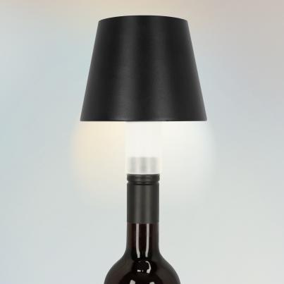 ADE Flaschenleuchte schwarz