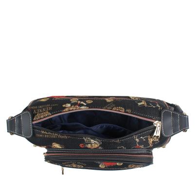 Henney Bear Umhängetasche schwarz/multicolor