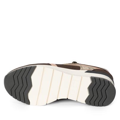 Damensneaker braun/bronze