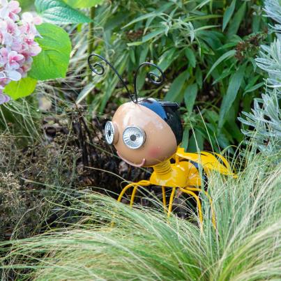 Solar Gartentierchen Biene gelb