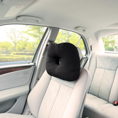 Rücken- und Nackenkissen schwarz