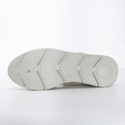 TOPWAY COMFORT Damenslipper beige gemustert