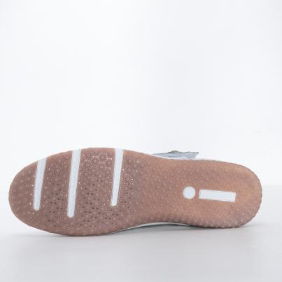 TOPWAY COMFORT Damenslipper weiß/silber