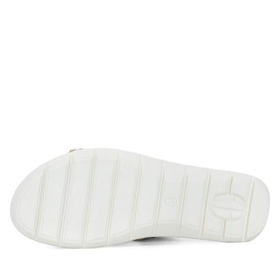 TOPWAY COMFORT Damenpantolette taupe