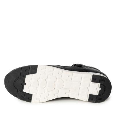 Damen Hochschnürer schwarz