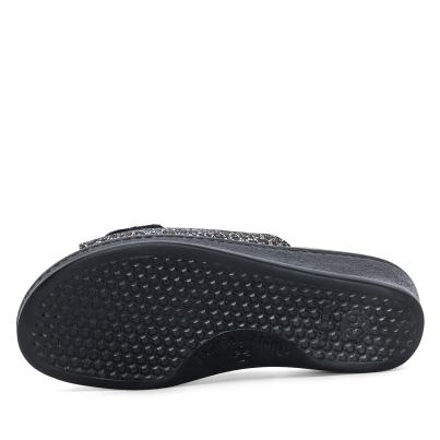 SANITAL LIGHT Damenpantolette schwarz