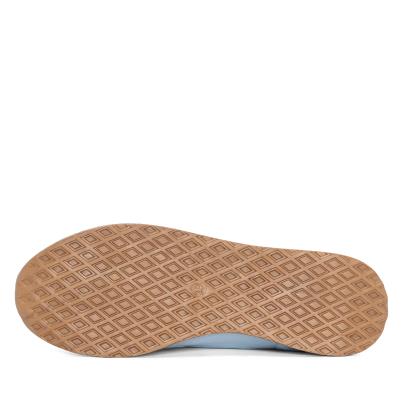 Andrea Conti Damen Ledersneaker pastellblau/weiß