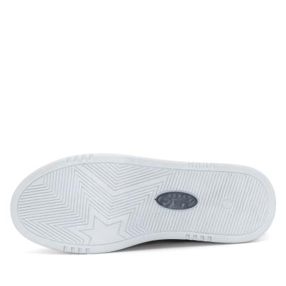 Andrea Conti Damen Ledersneaker kaki