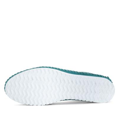 Andrea Conti Damen Lederslipper türkis