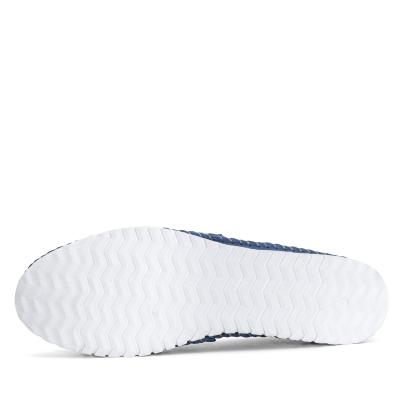 Andrea Conti Damen Lederslipper denim