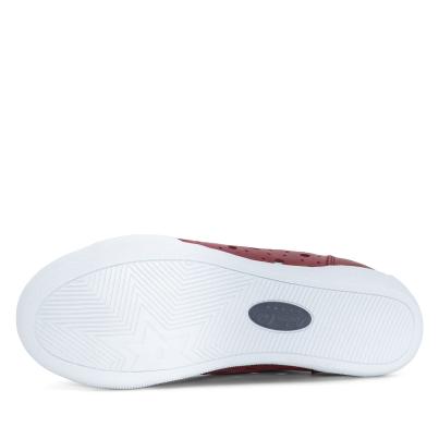 Andrea Conti Damen Lederschnürer bordo