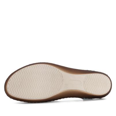 Andrea Conti Damen Ledersandale rauchblau