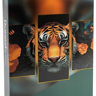 Diamond Painting Tiger 3tlg.