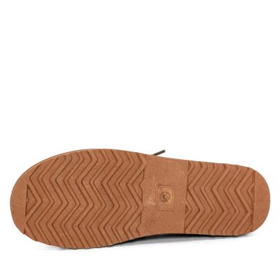 Damen Winterboots braun/weiß