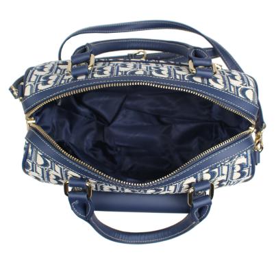 Henney Bear Henkeltasche blau/creme