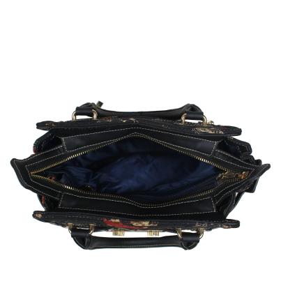 Henney Bear Henkeltasche schwarz/multicolor