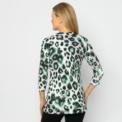 MILANO Design Damen-Longstrickjacke multicolor