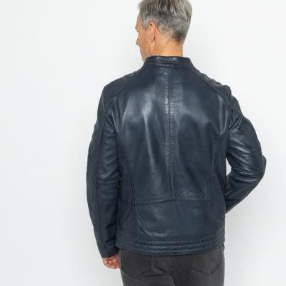 OTTO KERN Herren-Lederjacke marine