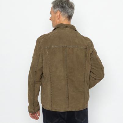 OTTO KERN Herren-Lederjacke schlamm