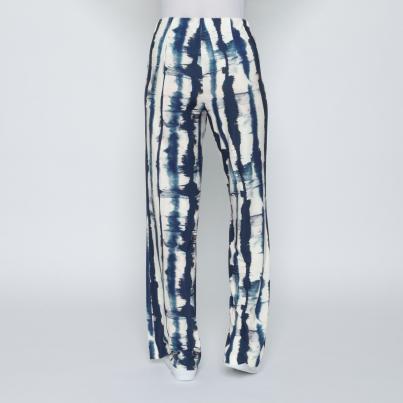 Perfectly JU Hose 'Stella' Culotte blau/weiß