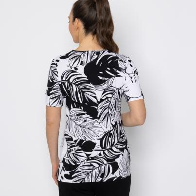 RÖSSLER SELECTION Damen-Shirt schwarz/weiß