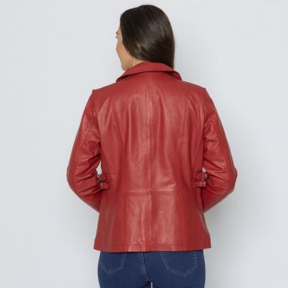 OTTO KERN Damen-Lederjacke rot